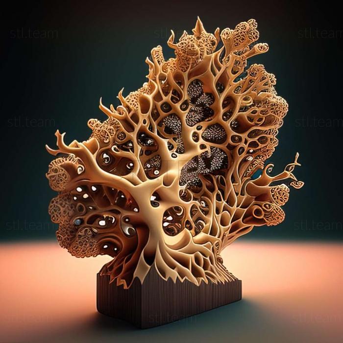 3D модель Pergalumna crassipora (STL)